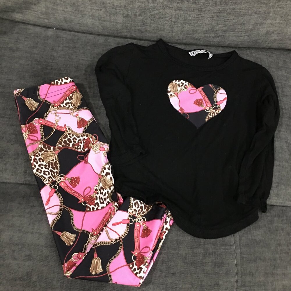girls legging set - Picture 2 of 5